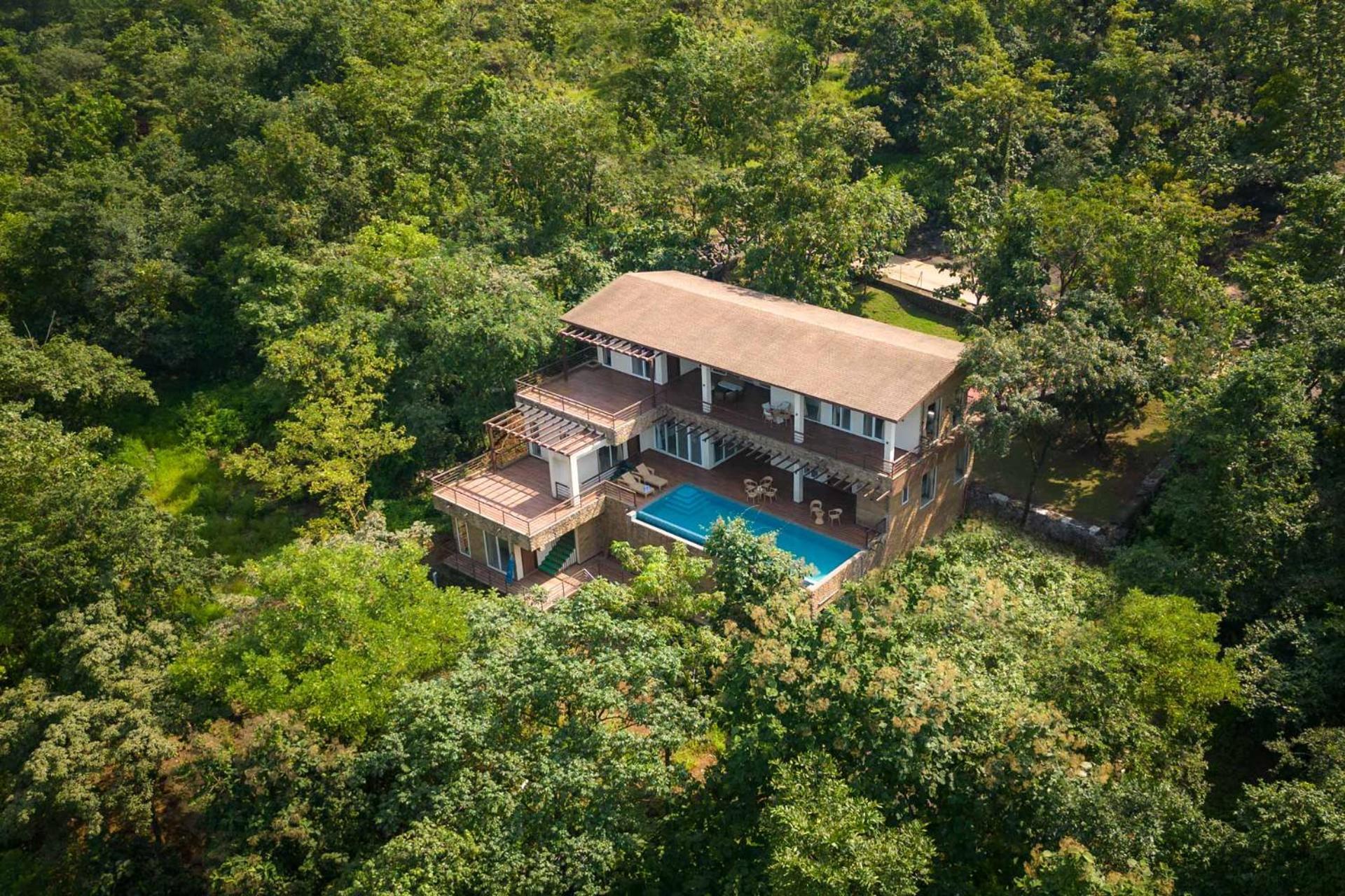 Eden Glade - Khopoli - Mountain-View Villa With Private Pool, Spacious Decks & Indoor Activities ภายนอก รูปภาพ